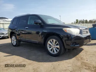 2010 Toyota Highlander Hybrid with VIN JTEBW3EH3A2044387, listed as a Copart auction lot 48630495 with 57,428 mi miles and Salvage Title. Bid and sale history available at carsss.com. Image 4.