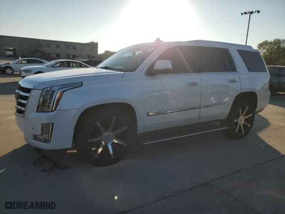 2016 Cadillac Escalade Premium Collection with VIN 1GYS3CKJXGR329473, listed as a Copart auction lot 72458524 with 106,685 mi miles and Salvage Title. Bid and sale history available at carsss.com. Image 1.