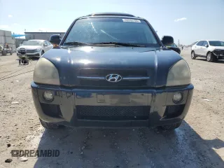 2007 Hyundai Tucson SE with VIN KM8JN12D07U623645, listed as a Copart auction lot 43242735 with 146,102 mi miles and Salvage Title. Bid and sale history available at carsss.com. Image 5.
