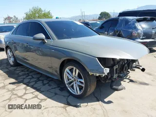 2023 Audi A4 S line Premium Plus with VIN WAUEAAF45PN007135, listed as a IAAI auction lot 41906355 with 46,454 mi miles and . Bid and sale history available at DreamBid. Image 1.