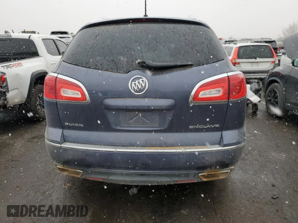 2013 Buick Enclave Premium with VIN 5GAKRDKD0DJ124020, listed as a Copart auction lot 86332644 with 150,290 mi miles and Salvage Title. Bid and sale history available at DreamBid. Image 6.