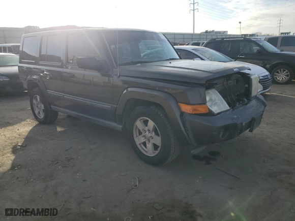 2006 Jeep Commander with VIN 1J8HG48K16C235549, listed as a Copart auction lot 81910624 with 216,503 mi miles and Salvage Title. Bid and sale history available at carsss.com. Image 4.