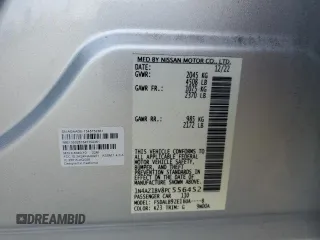 2023 Nissan LEAF S with VIN 1N4AZ1BV8PC556452, listed as a Copart auction lot 52210085 with 12,587 mi miles and Salvage Title. Bid and sale history available at DreamBid. Image 14.