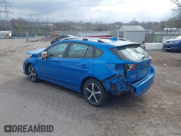 2022 Subaru Impreza Premium с VIN 4S3GTAV62N3722875, выставлен на аукционе IAAI как лот 41913952 с пробегом 19 261 миль миль и . История ставок и продаж доступна на DreamBid. Изображение 3.