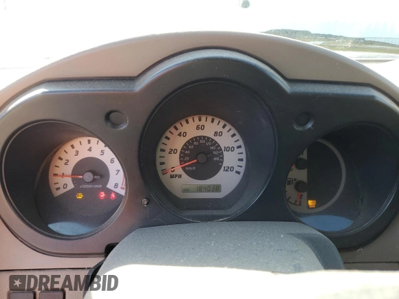 2004 Nissan Frontier XE with VIN 1N6ED29X84C442614, listed as a Copart auction lot 42862635 with 184,038 mi miles and Clean title. Bid and sale history available at DreamBid. Image 9.