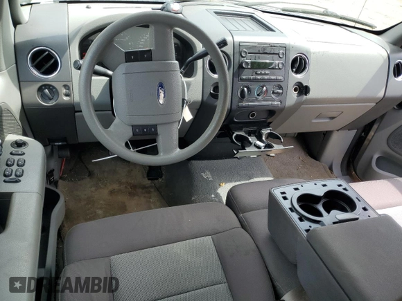 2005 Ford F-150 STX with VIN 1FTRX12W45NB42078, listed as a Copart auction lot 48613525 with 215,237 mi miles and Salvage Title. Bid and sale history available at carsss.com. Image 8.