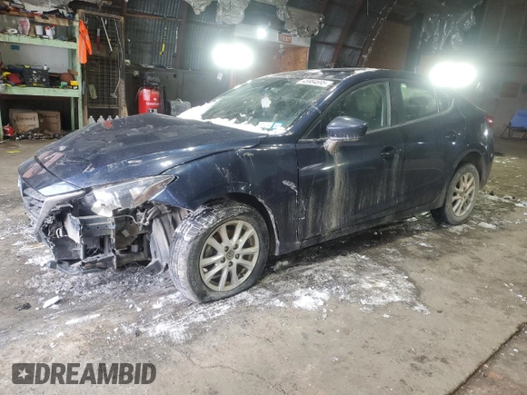 2016 Mazda 3 i Touring with VIN 3MZBM1W71GM263139, listed as a Copart auction lot 45964695 with 121,594 mi miles and Non repairable. Bid and sale history available at DreamBid. Image 1.