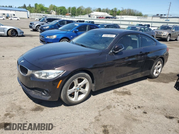 2015 BMW 4 Series 428i with VIN WBA3N3C56FK232426, listed as a Copart auction lot 54801005 with Not Provided miles and Clean Title. Bid and sale history available at DreamBid. Image 1.