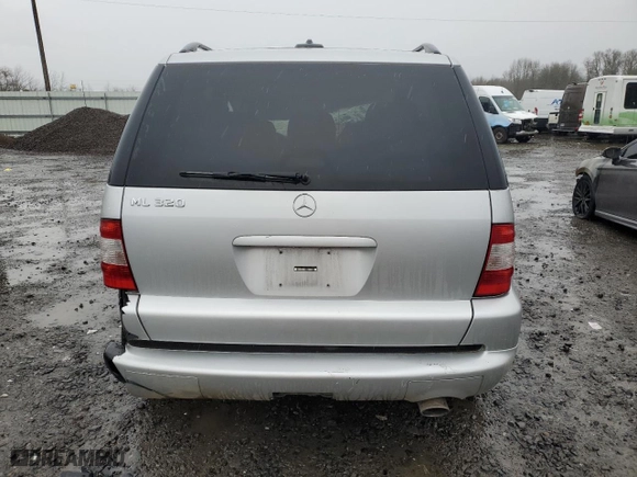 2002 Mercedes-Benz M-Class with VIN 4JGAB54EX2A324289, listed as a Copart auction lot 41439525 with 0 mi miles and Salvage Title. Bid and sale history available at carsss.com. Image 6.