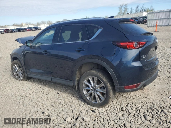 2020 Mazda CX-5 Grand Touring with VIN JM3KFBDM8L0763184, listed as a Copart auction lot 55575105 with 24,855 mi miles and Salvage Title. Bid and sale history available at DreamBid. Image 2.