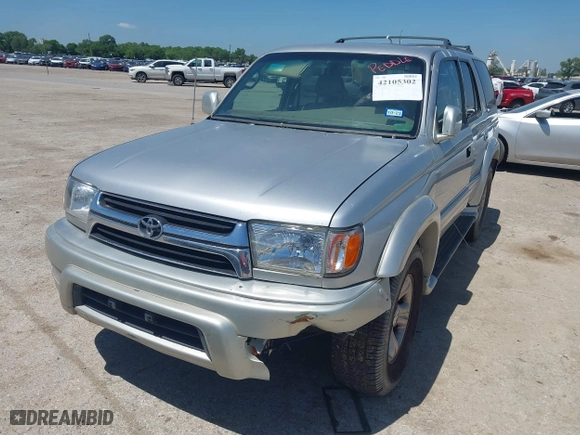 2002 Toyota 4Runner Limited with VIN JT3GN87RX20239209, listed as a IAAI auction lot 42105302 with 266,064 mi miles. Bid and sale history available at carsss.com. Image 2.