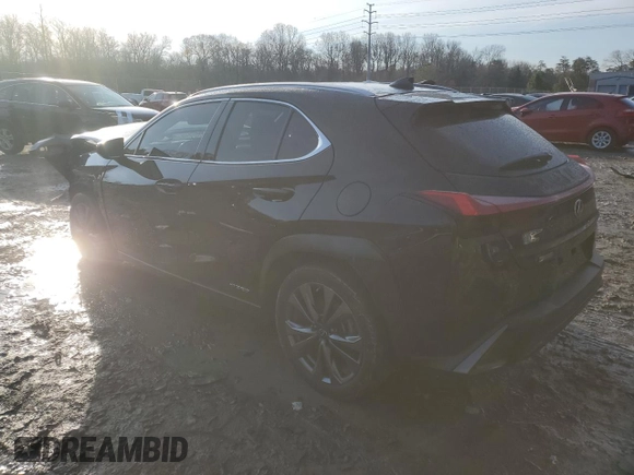 2021 Lexus UX with VIN JTHR9JBH3M2052396, listed as a Copart auction lot 85006594 with 45,883 mi miles and Salvage Title. Bid and sale history available at carsss.com. Image 2.