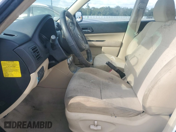 2007 Subaru Forester X w/Premium Pkg with VIN JF1SG65627H724178, listed as a Copart auction lot 78320694 with 0 mi miles and Non Repairable. Bid and sale history available at carsss.com. Image 7.