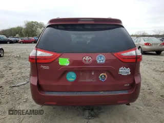 2016 Toyota Sienna XLE with VIN 5TDYK3DC7GS718168, listed as a Copart auction lot 51517495 with 146,421 mi miles and Salvage Title. Bid and sale history available at carsss.com. Image 6.
