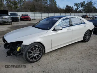 2020 Mercedes-Benz S-Class S 560 with VIN WDDUG8DB3LA524349, listed as a Copart auction lot 44737185 with 55,924 mi miles and Salvage Title. Bid and sale history available at carsss.com. Image 1.