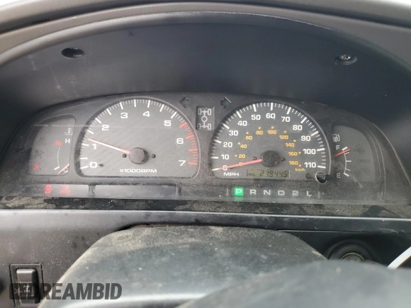 2001 Toyota 4Runner SR5 z VIN JT3HN86R810358073, wystawiony jako Copart lot #57691305 z przebiegiem 279 445 mil mil oraz Szkoda całkowita • Salvage title. Historia ofert i sprzedaży dostępna na DreamBid. Obrazek 9.