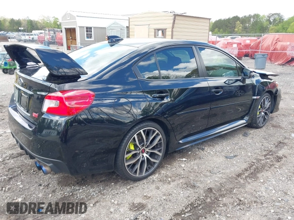 2021 Subaru WRX STI with VIN JF1VA2S66M9812006, listed as a IAAI auction lot 42021904 with 37,792 mi miles and . Bid and sale history available at DreamBid. Image 4.