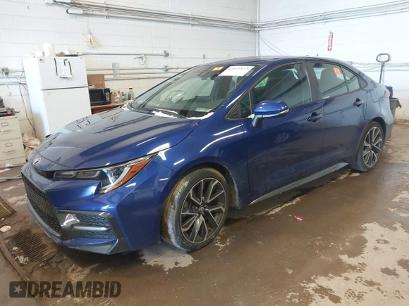 2020 Toyota Corolla SE with VIN 5YFS4RCE0LP028478, listed as a IAAI auction lot 41915973 with 31,587 mi miles. Bid and sale history available at carsss.com. Image 2.