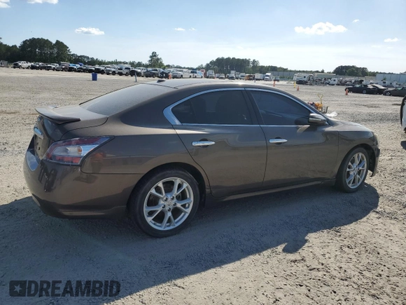 2012 Nissan Maxima S with VIN 1N4AA5AP0CC817990, listed as a Copart auction lot 55147635 with 121,428 mi miles and Clean Title. Bid and sale history available at DreamBid. Image 3.