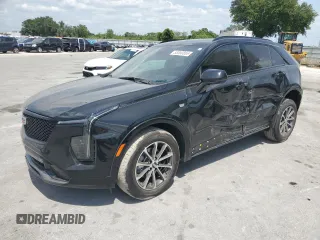 2024 Cadillac XT4 FWD Sport with VIN 1GYFZER41RF136970, listed as a Copart auction lot 53550865 with 13,143 mi miles and Non repairable. Bid and sale history available at DreamBid. Image 1.