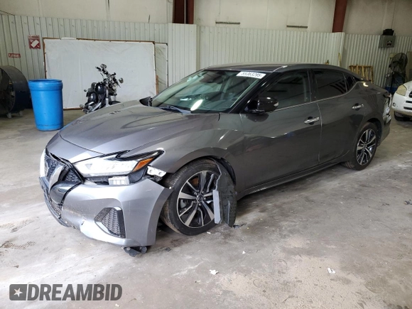 2020 Nissan Maxima SV z VIN 1N4AA6CVXLC369534, wystawiony jako Copart lot #55363295 z przebiegiem 98 438 mil mil oraz Szkoda całkowita • Salvage title. Historia ofert i sprzedaży dostępna na DreamBid. Obrazek 1.