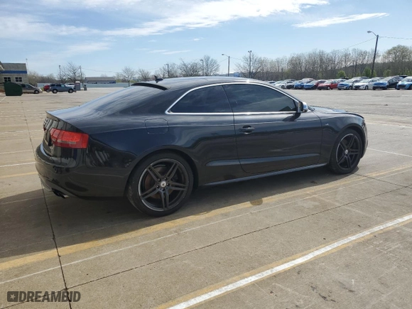 2012 Audi S5 Prestige with VIN WAUVVAFR6CA001779, listed as a Copart auction lot 52224815 with 153,330 mi miles and Clean Title. Bid and sale history available at carsss.com. Image 3.