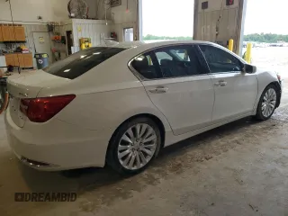 2014 Acura RLX Advance with VIN JH4KC1F90EC000564, listed as a Copart auction lot 59930075 with 190,933 mi miles and Salvage title. Bid and sale history available at DreamBid. Image 3.