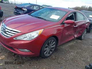 2012 Hyundai Sonata SE with VIN 5NPEC4AB3CH440001, listed as a IAAI auction lot 41869012 with 175,378 mi miles and . Bid and sale history available at carsss.com. Image 2.