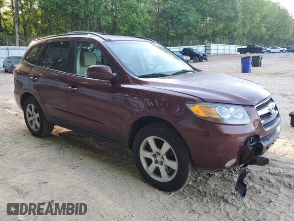 2007 Hyundai Santa Fe SE z VIN 5NMSH13E77H008461, wystawiony jako Copart lot #53722355 z przebiegiem 150 675 mil mil oraz Szkoda całkowita • Salvage title. Historia ofert i sprzedaży dostępna na DreamBid. Obrazek 4.