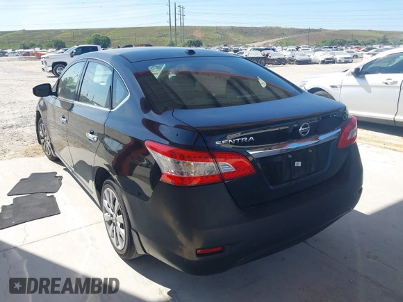 2015 Nissan Sentra SV with VIN 3N1AB7AP7FY230879, listed as a IAAI auction lot 41602242 with 89,358 mi miles and . Bid and sale history available at DreamBid. Image 3.