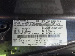 2016 Ford Focus SE with VIN 1FADP3F26GL223603, listed as a IAAI auction lot 41492481 with 146,012 mi miles. Bid and sale history available at carsss.com. Image 9.
