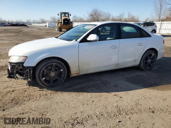 2009 Audi A4 2.0T Prem with VIN WAULF78K39N036336, listed as a Copart auction lot 50633355 with 190,012 mi miles and Clean Title. Bid and sale history available at carsss.com. Image 1.