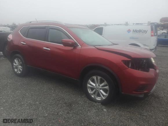 2015 Nissan Rogue S with VIN 5N1AT2MT7FC834345, listed as a Copart auction lot 44982395 with 208,848 mi miles and Salvage Title. Bid and sale history available at carsss.com. Image 4.