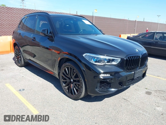 2021 BMW X5 xDrive40i with VIN 5UXCR6C02M9F86589, listed as a IAAI auction lot 42323169 with 44,291 mi miles and . Bid and sale history available at DreamBid. Image 1.