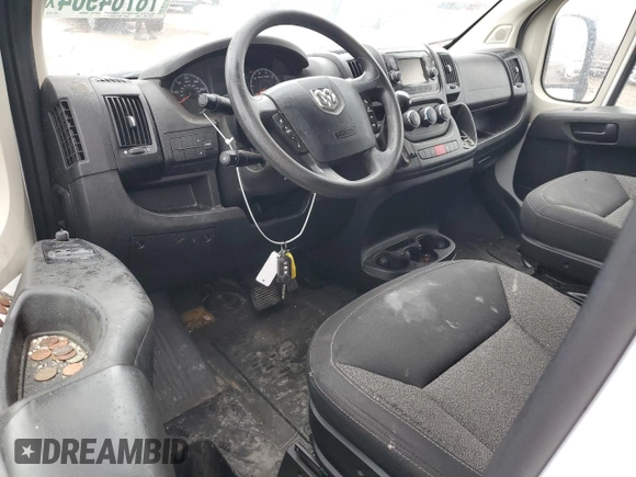 2018 Ram ProMaster Cargo with VIN 3C6TRVAG5JE122753, listed as a Copart auction lot 78784904 with 142,856 mi miles and Salvage Title. Bid and sale history available at DreamBid. Image 8.