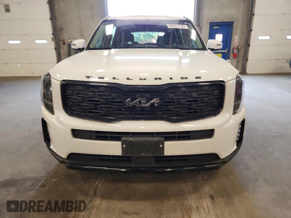 2022 Kia Telluride EX with VIN 5XYP3DHC3NG292384, listed as a Copart auction lot 59927785 with 49,105 mi miles and Salvage title. Bid and sale history available at DreamBid. Image 5.