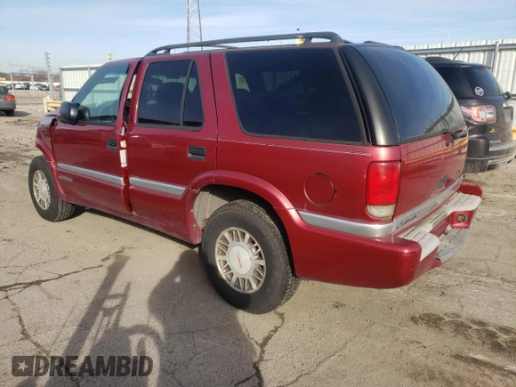 2001 GMC Jimmy SLE with VIN 1GKDT13W912185013, listed as a Copart auction lot 83922514 with 0 mi miles and Salvage Title. Bid and sale history available at carsss.com. Image 2.