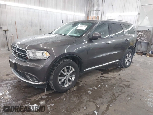 2016 Dodge Durango Limited with VIN 1C4RDJDG2GC331650, listed as a IAAI auction lot 41639192 with 132,269 mi miles and . Bid and sale history available at DreamBid. Image 2.