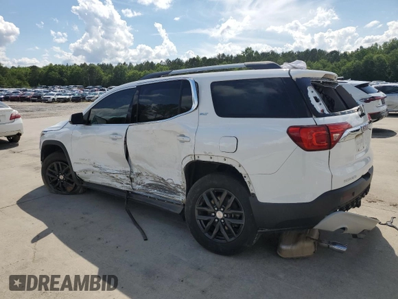 2019 GMC Acadia SLT with VIN 1GKKNMLSXKZ153292, listed as a Copart auction lot 56462415 with 65,172 mi miles and Salvage title. Bid and sale history available at DreamBid. Image 2.