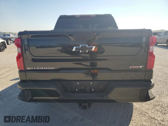 2024 Chevrolet Silverado 1500 RST with VIN 2GCPADED3R1201701, listed as a Copart auction lot 74284174 with 8,330 mi miles and Salvage Title. Bid and sale history available at carsss.com. Image 6.