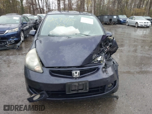 2008 Honda Fit Sport with VIN JHMGD38698S058474, listed as a IAAI auction lot 42009715 with 1 mi miles. Bid and sale history available at carsss.com. Image 12.
