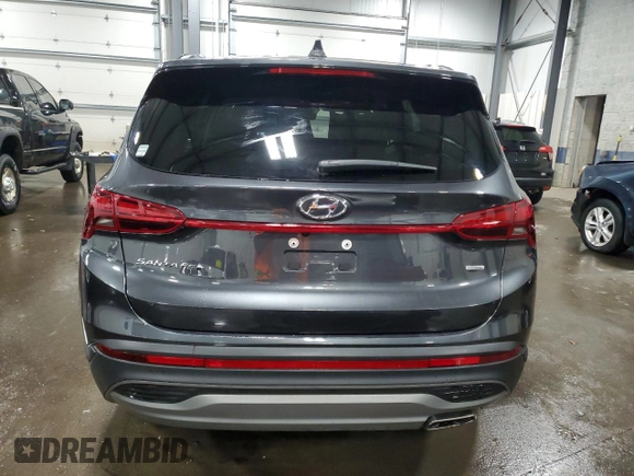2022 Hyundai Santa Fe SE with VIN 5NMS1DAJ9NH429164, listed as a Copart auction lot 43921085 with 50,467 mi miles and Salvage Title. Bid and sale history available at carsss.com. Image 6.