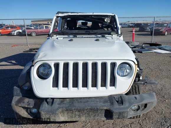2019 Jeep Wrangler Unlimited Sport S with VIN 1C4HJXDN6KW523554, listed as a IAAI auction lot 41648277 with 91,648 mi miles and . Bid and sale history available at DreamBid. Image 12.