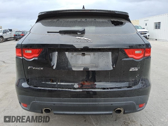 2020 Jaguar F-Pace 30t Prestige with VIN SADCK2GX1LA637956, listed as a Copart auction lot 44111515 with 81,307 mi miles and Salvage Title. Bid and sale history available at DreamBid. Image 6.