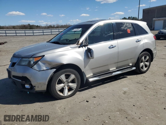 2010 Acura MDX Technology Pkg with VIN 2HNYD2H69AH515503, listed as a Copart auction lot 49153865 with 161,484 mi miles and Salvage Title. Bid and sale history available at carsss.com. Image 1.