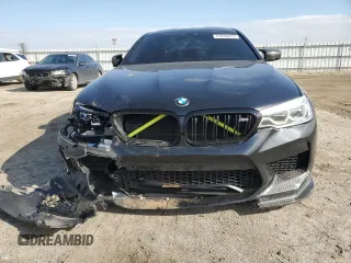 2019 BMW M5 z VIN WBSJF0C53KB447108, wystawiony jako Copart lot #51024275 z przebiegiem 58 387 mil mil oraz Szkoda całkowita • Salvage title. Historia ofert i sprzedaży dostępna na DreamBid. Obrazek 5.