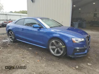 2015 Audi S5 Premium Plus with VIN WAUCGAFR1FA037773, listed as a Copart auction lot 73284174 with 138,487 mi miles and Salvage Title. Bid and sale history available at carsss.com. Image 4.