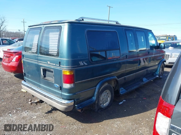 1995 Ford Econoline Cargo with VIN 1FDEE14H5SHB67418, listed as a IAAI auction lot 41551535 with 150,185 mi miles and . Bid and sale history available at DreamBid. Image 4.