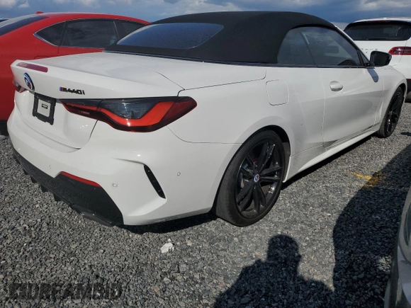 2023 BMW 4 Series M440i with VIN WBA53AT01PCL61211, listed as a Copart auction lot 74137914 with 12,476 mi miles and Salvage Title. Bid and sale history available at DreamBid. Image 3.