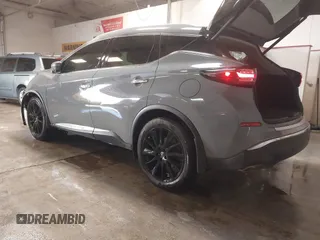 2022 Nissan Murano SL with VIN 5N1AZ2CJ2NC109474, listed as a IAAI auction lot 41383187 with 70,639 mi miles and . Bid and sale history available at carsss.com. Image 3.